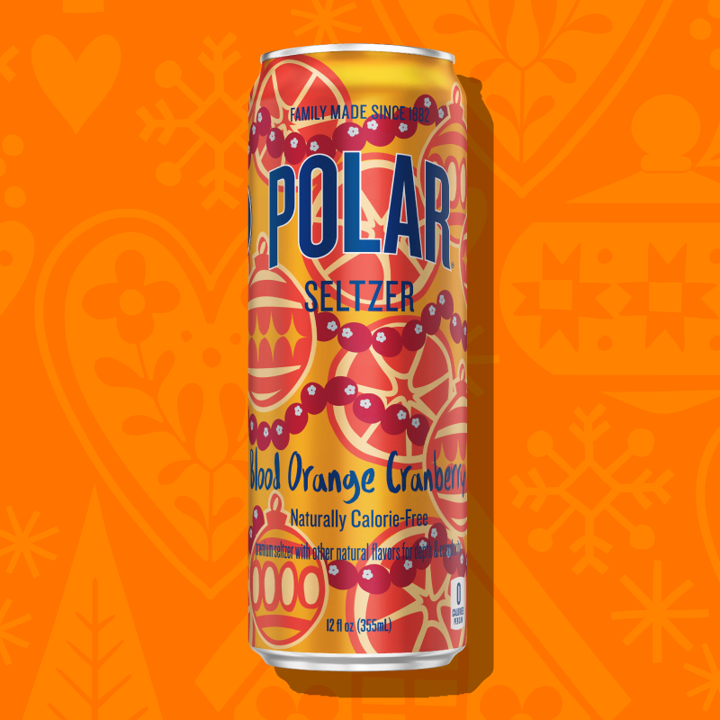 Polar Seltzer Winter Limited Edition Blood Orange Cranberry