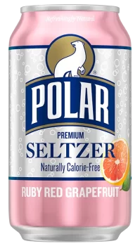 Polar Seltzer Ruby Red Grapefruit